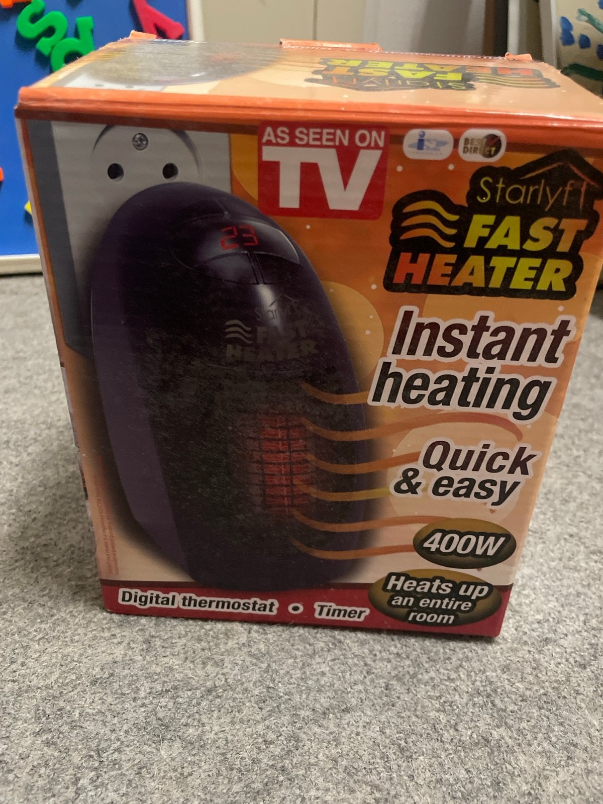 Starlyf Fast Heater 400W - Draagbare Kachel, Ophalen, Minder dan 30 cm, Minder dan 60 cm, 200 tot 500 watt