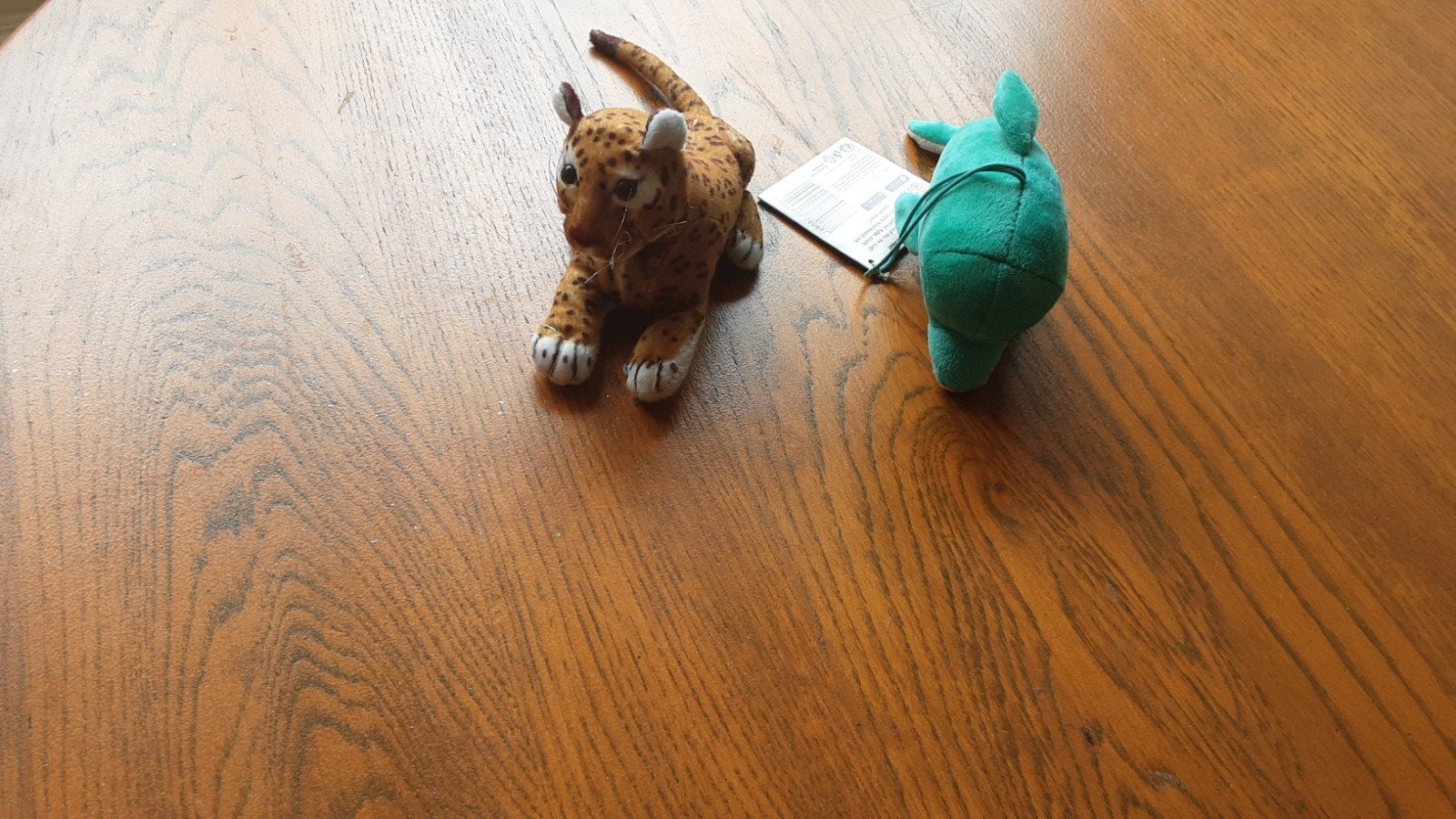 Dolfijn en Tijger Knuffel - Zo goed als nieuw, Ophalen of Verzenden, Klein (minder dan 20 cm), Bruin, Tijger