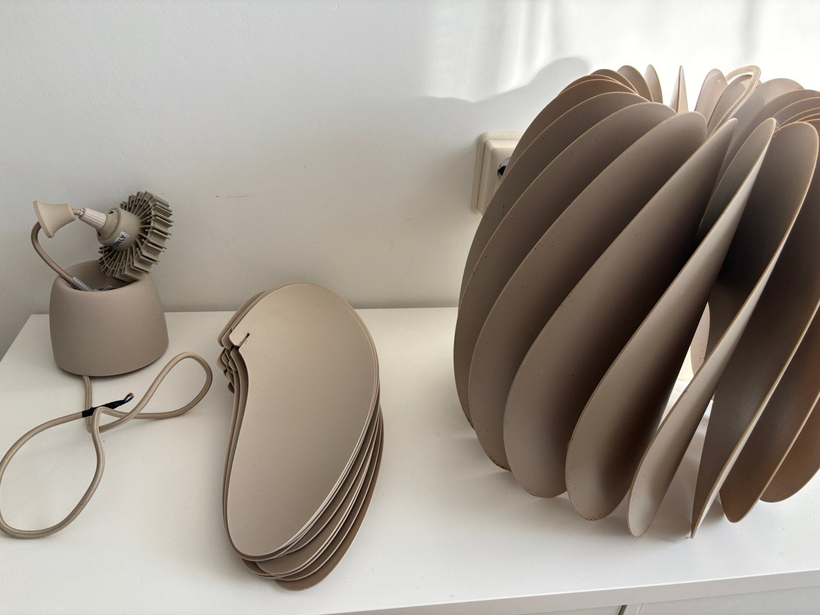 2x Skymningen lamp IKEA Beige, Ophalen of Verzenden, Gebruikt