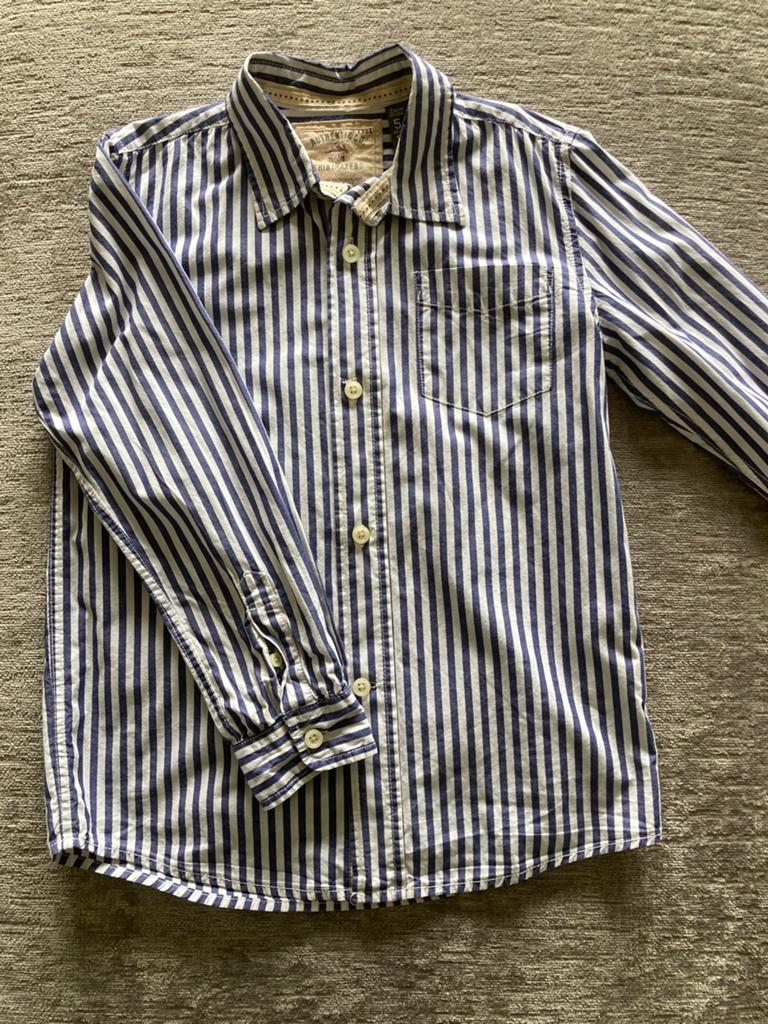 Gestreepte blouse zara kids maat 116/122, Ophalen of Verzenden, Zo goed als nieuw, Jongen, Overhemd of Blouse
