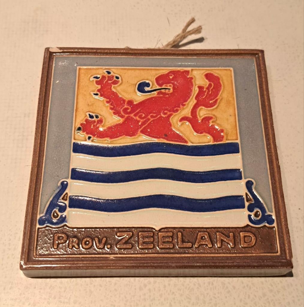 Vintage Provincietegel Zeeland - Westraven Utrecht, Ophalen of Verzenden