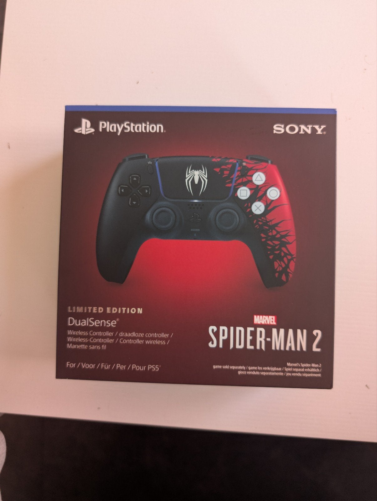 PS5 DualSense Controller - Spider-Man 2 Limited Edition, Ophalen of Verzenden, Nieuw