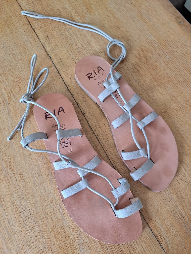 Heerlijke sandalen van Ria Menorca, maat 41 (42 kan ook), Verzenden, Beige, Sandalen of Muiltjes, Zo goed als nieuw