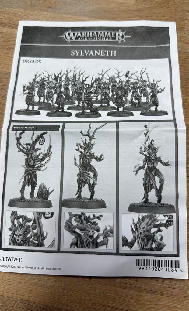 Warhammer AOS Sylvaneth Dryads #3, Ophalen of Verzenden, Zo goed als nieuw, Warhammer