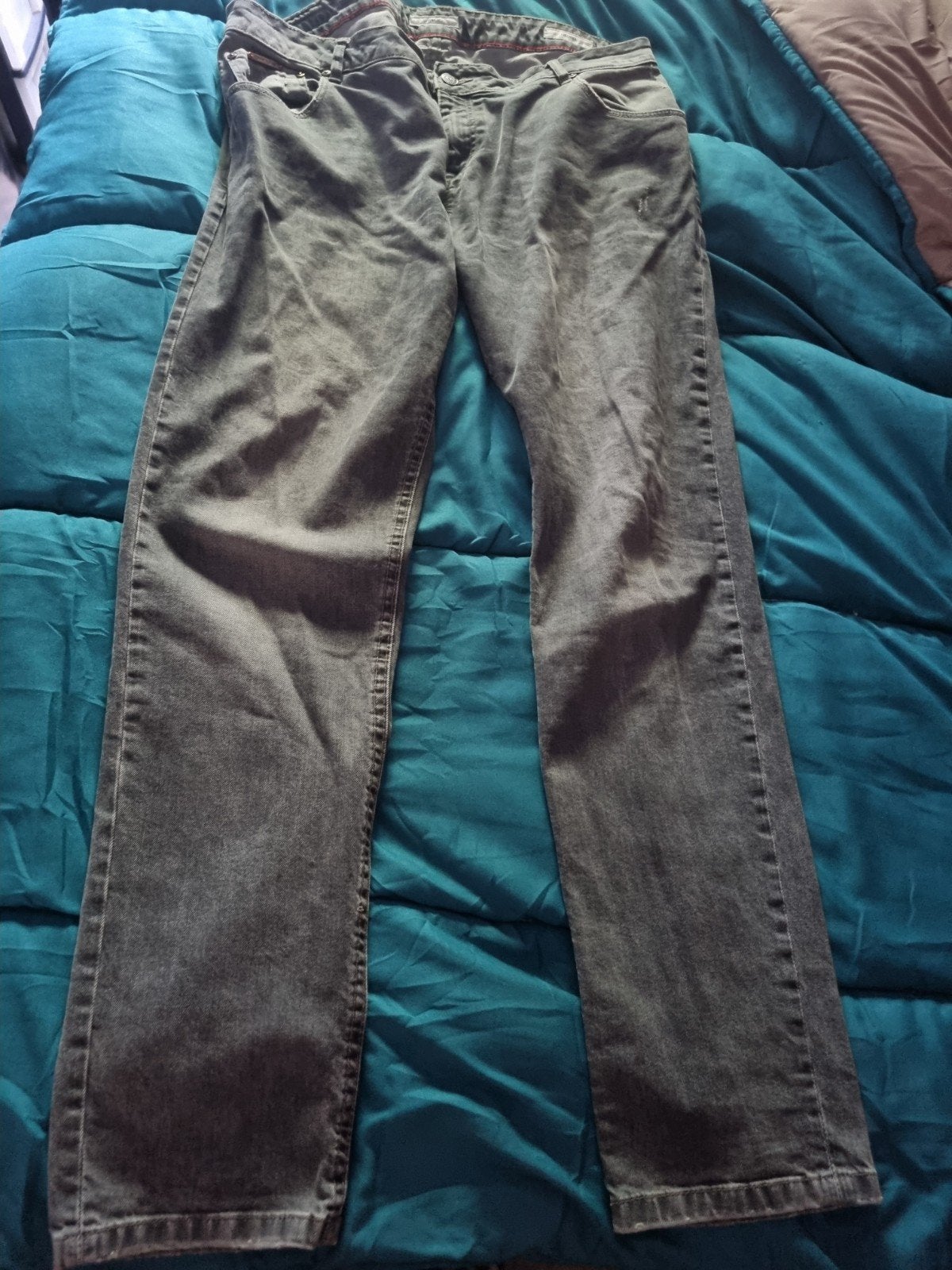 Opus Straight Grey Jeans - Maat 44/32, Ophalen of Verzenden, W33 - W36 (confectie 42/44), Grijs, Gedragen