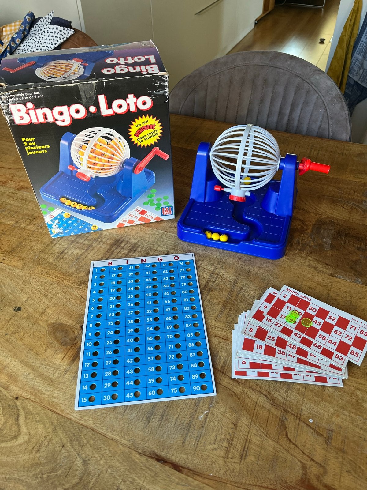 Bingo Loto Spel - Familieplezier voor Jong en Oud, Ophalen of Verzenden, Gebruikt, Jongen of Meisje