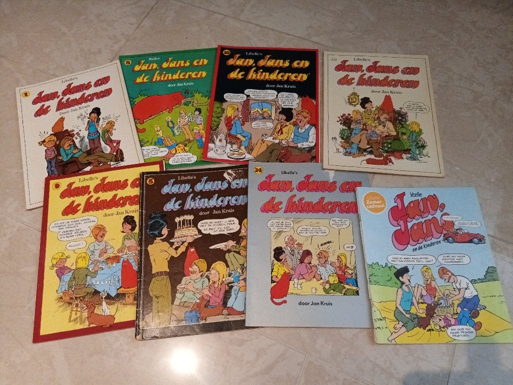 Jan jans en de kinderen, Meerdere stripboeken, Ophalen of Verzenden, Gelezen
