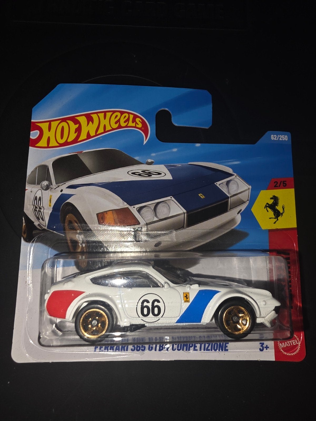 Hot wheels Ferrari 365 gtb4 competizione nieuw in verpakking, Ophalen of Verzenden, Nieuw, Auto