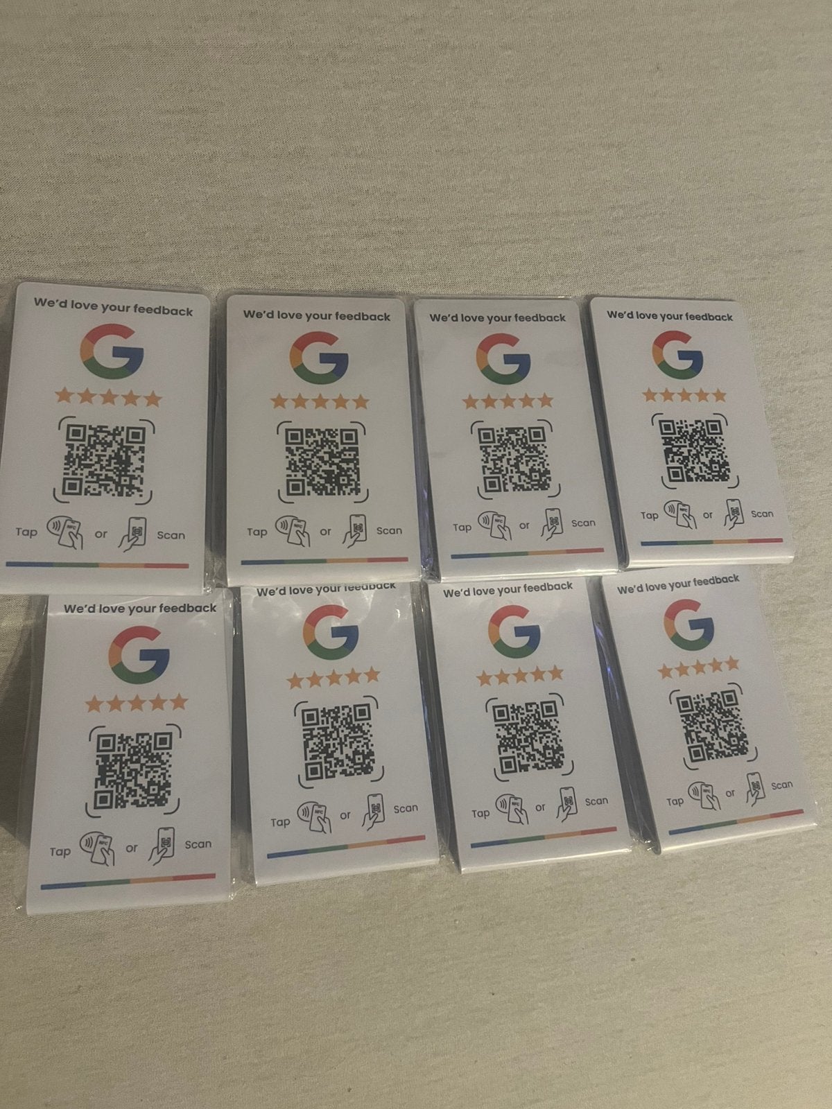 Google Review Kaart – Meer reviews voor jouw bedrijf, Ophalen of Verzenden, Zo goed als nieuw, Reclame
