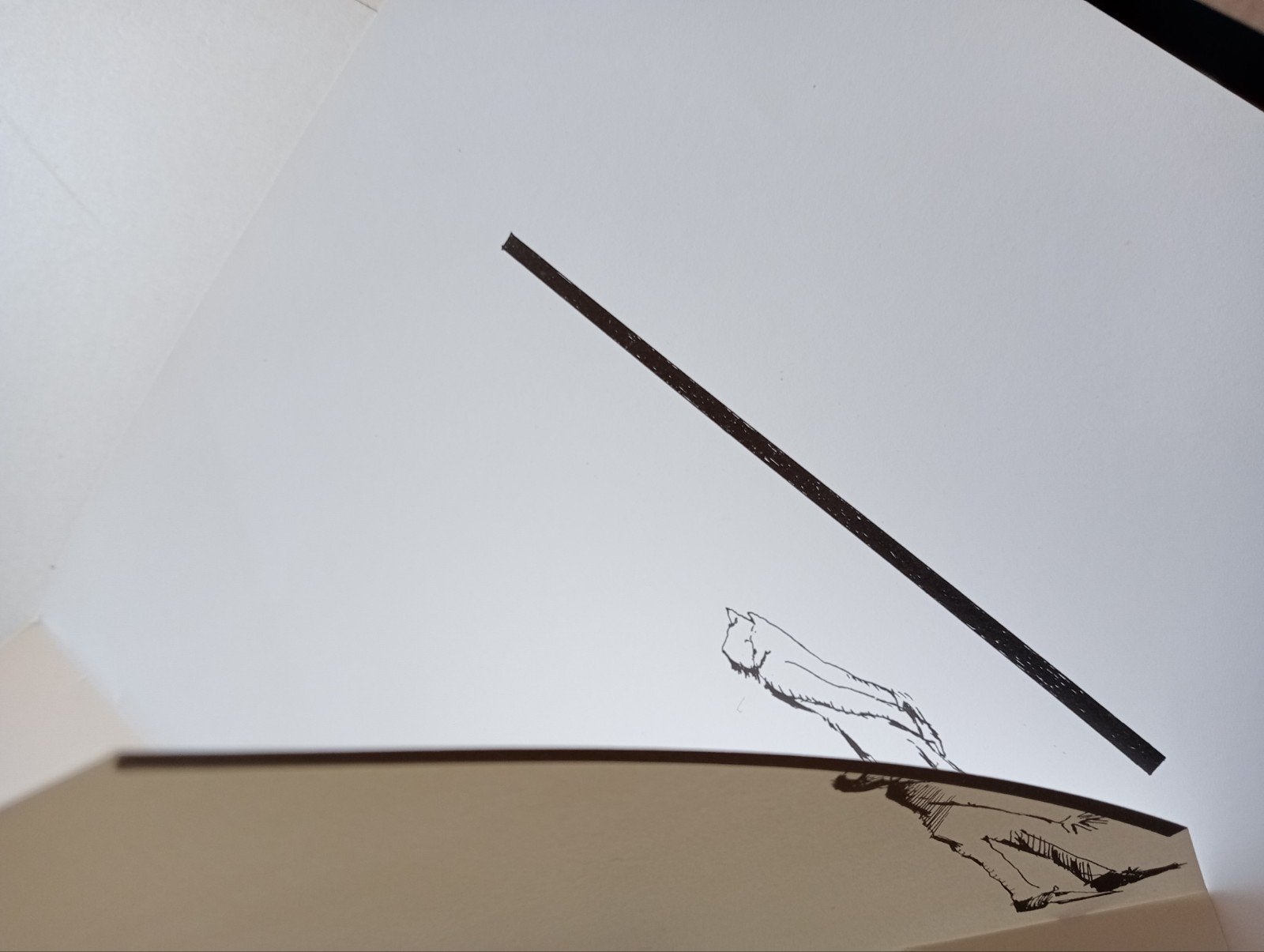 Pop Up litho gesigneerd R'80 'Facing the edge', Ophalen of Verzenden