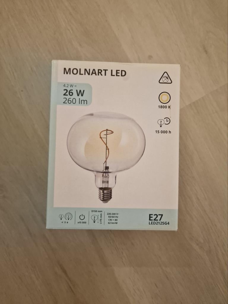 Molnart E27 LED lamp 26w 260lm, Led-lamp, Minder dan 30 watt, Nieuw, E27 (groot)
