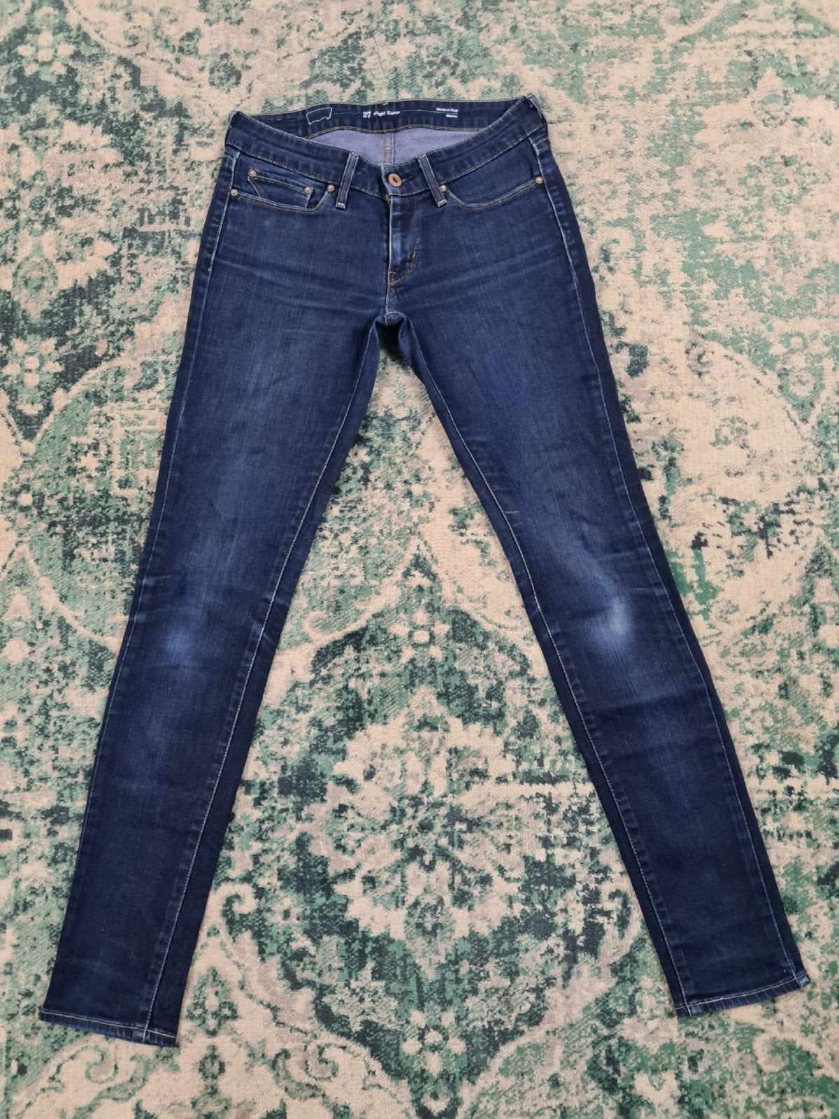 Levi's straight curve modern riseskiny W27 L32 WMN Tulsi2732, Blauw, Ophalen of Verzenden, Zo goed als nieuw, W27 (confectie 34) of kleiner
