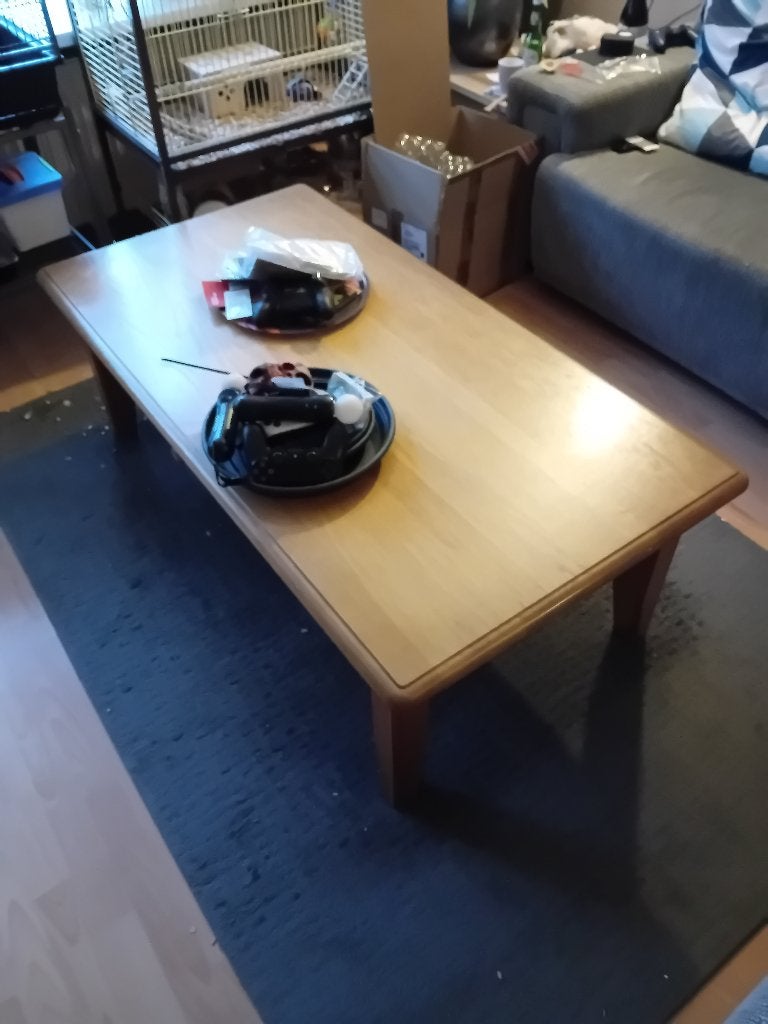Salontafel lichteiken, Huis en Inrichting, Ophalen, 100 tot 150 cm, Eikenhout, 50 tot 100 cm