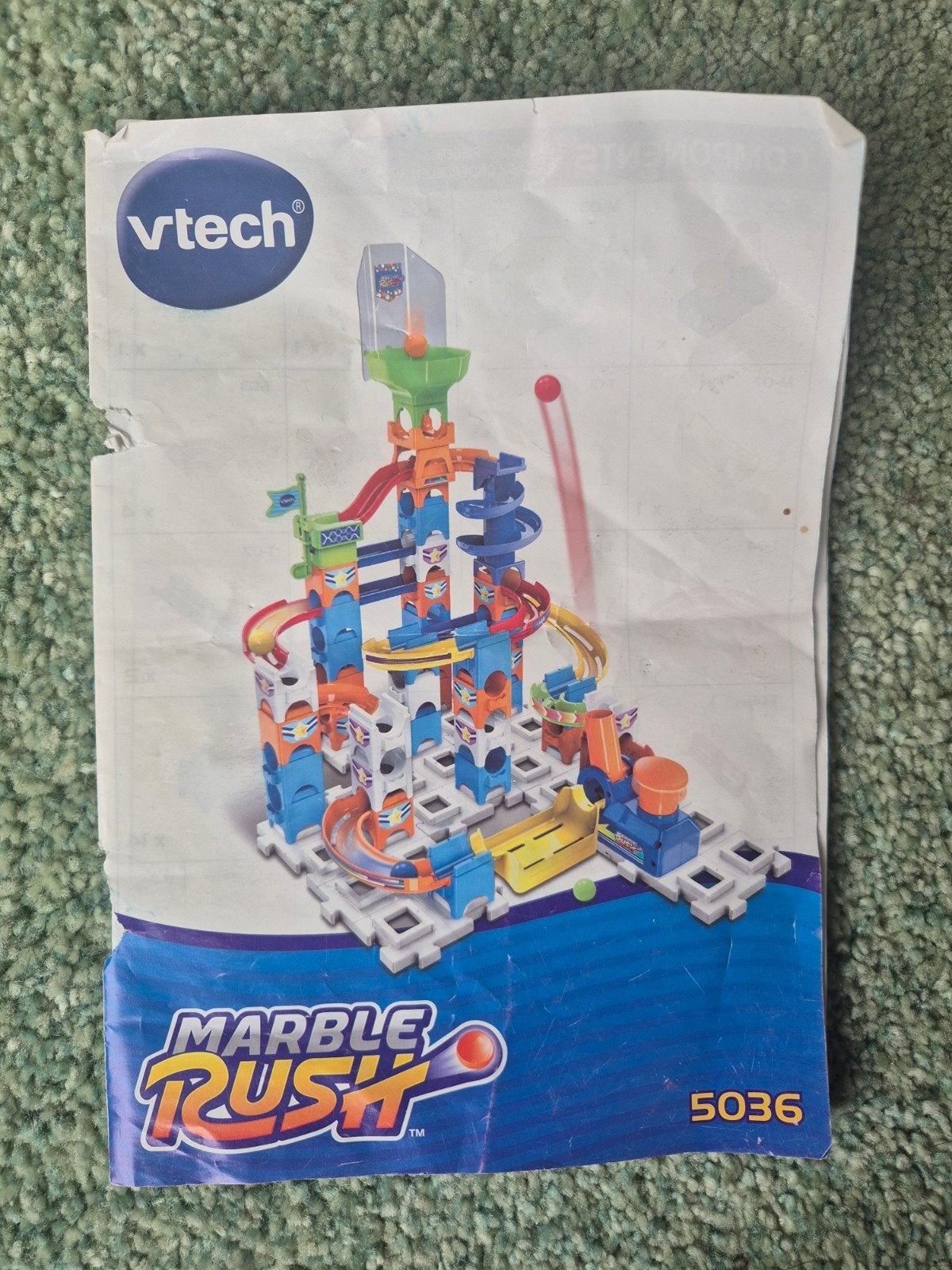 VTech Marble Rush Adventure Set S100 knikkerbaan, Ophalen of Verzenden, Gebruikt