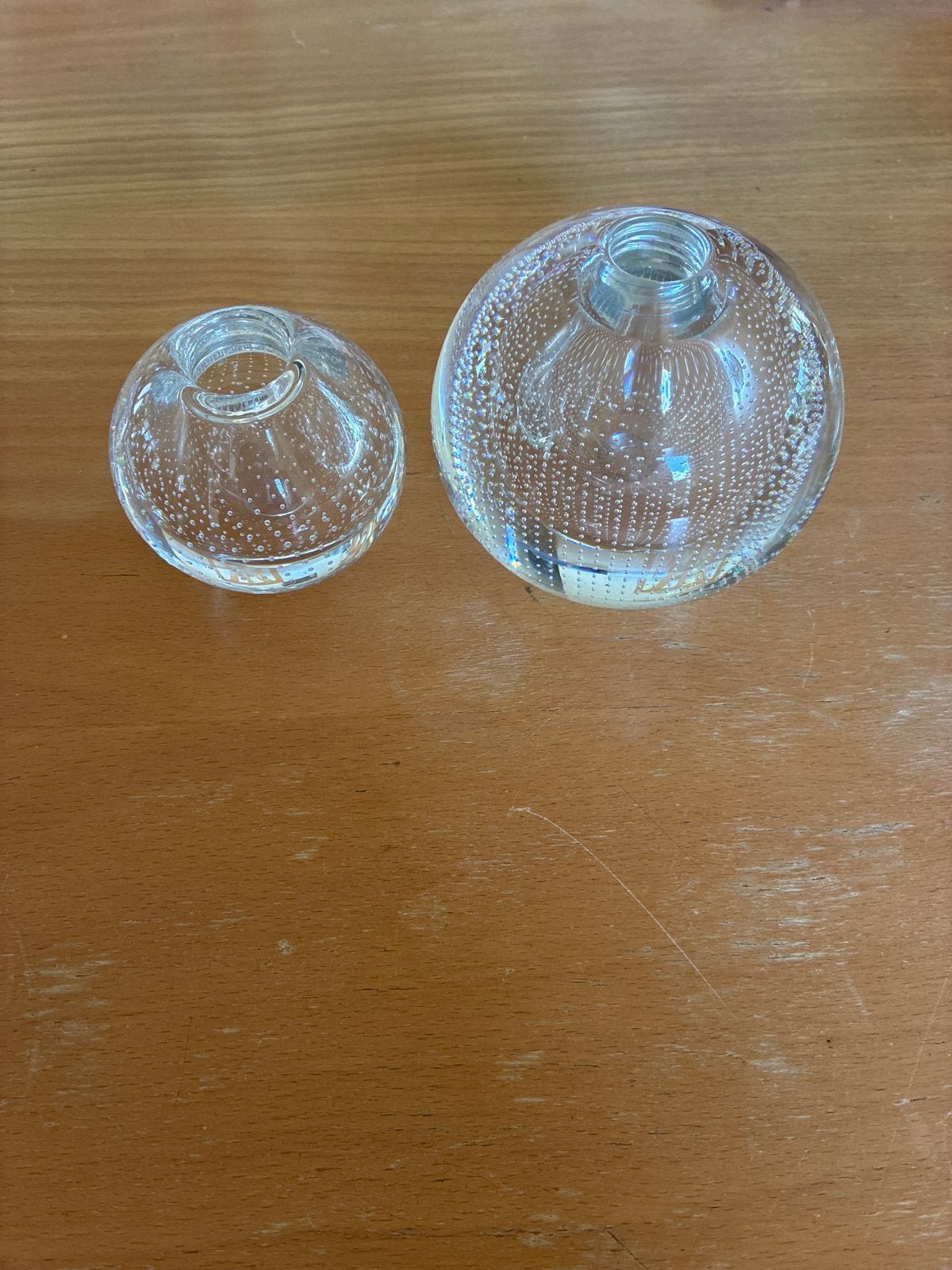 Leerdam Spijkerglas Vazen / Spijkerbollen – Meydam / Copier, Ophalen of Verzenden