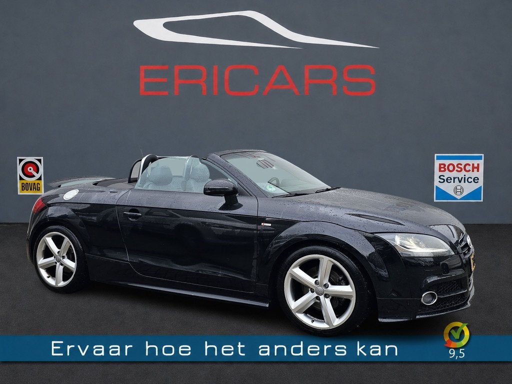 Audi TT Roadster 2.0 TFSI QUATTRO S LINE AUTOMAAT 100% onder, Auto's, Audi, Automaat, Euro 5, Gebruikt, Zwart