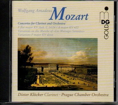 Mozart: Klarinetconcerten - Dieter Klöcker, Ophalen of Verzenden, Classicisme, Zo goed als nieuw, Orkest of Ballet