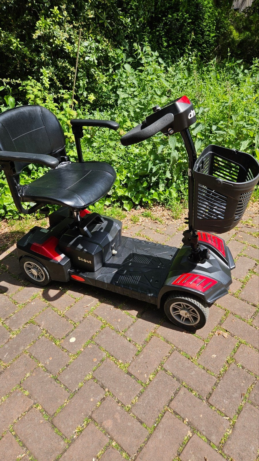 Drive Scout opvouwbare/deelbare reis scootmobiel, Ophalen, Gebruikt, Elektrisch