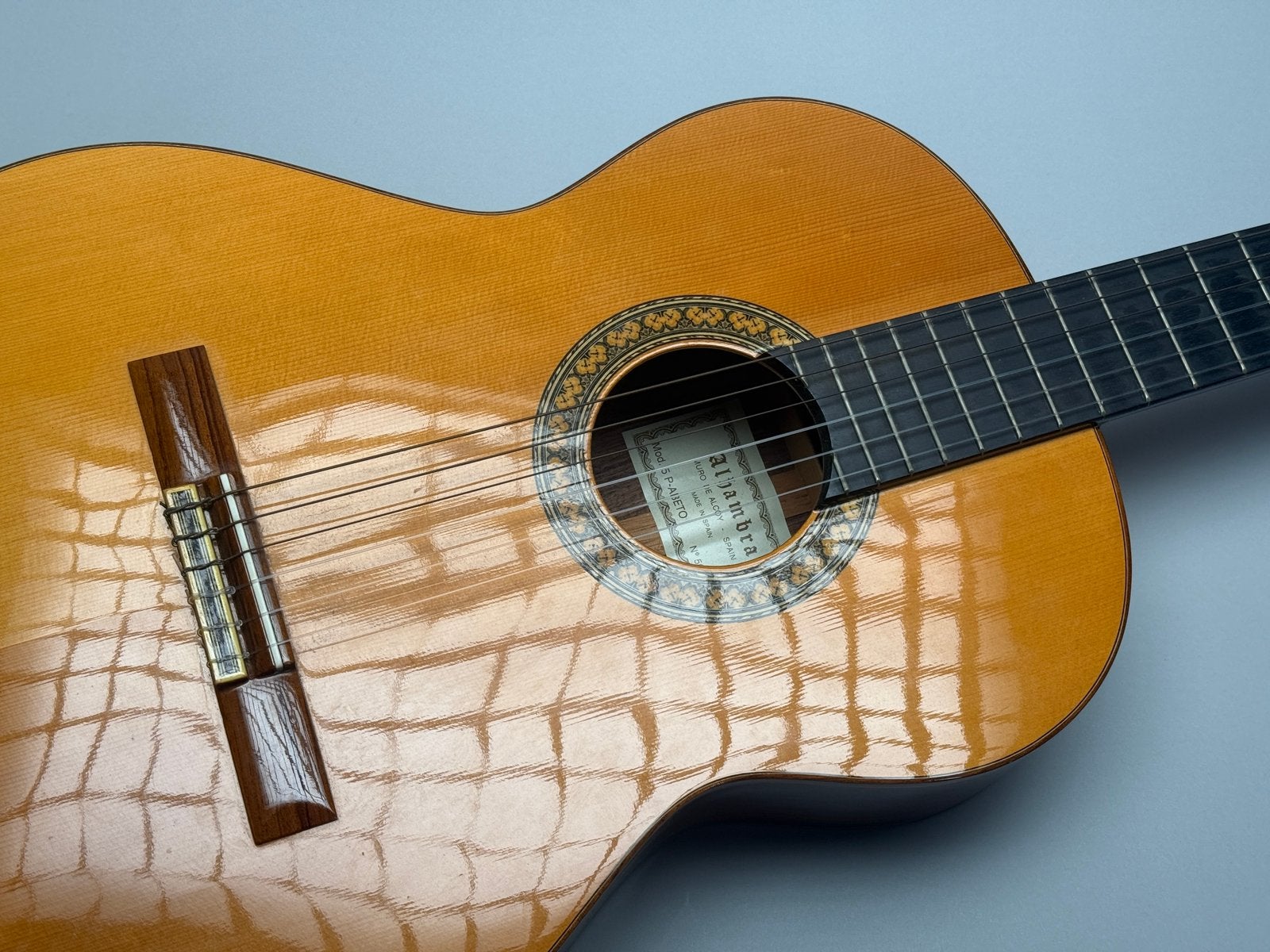 Alhambra 5P-Abeto - Klassieke gitaar, Spaans, Ophalen, Gebruikt, Klassieke of Spaanse gitaar