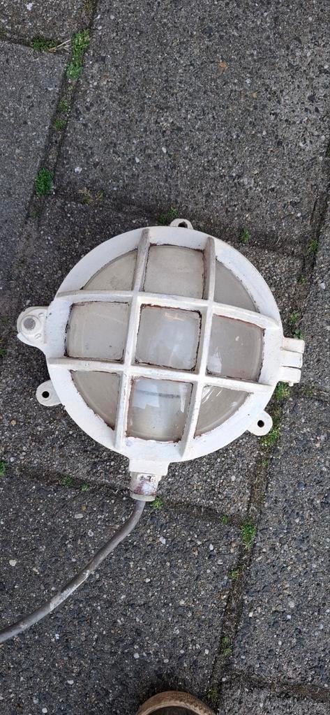 Authentieke Bullseye Scheepslamp - Maritieme Blikvanger, Ophalen of Verzenden