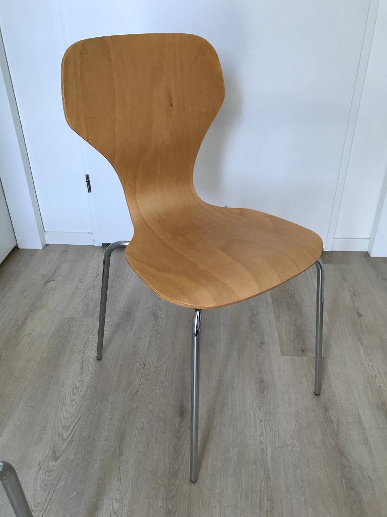 Deens Design Danerka Vlinderstoel, Ophalen, Gebruikt, Bruin, Eén