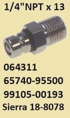 064311 Suzuki/Nissan/Tohatsu (Sierra) brandstofstekker Ø13mm, Ophalen of Verzenden, Nieuw, Motor en Techniek