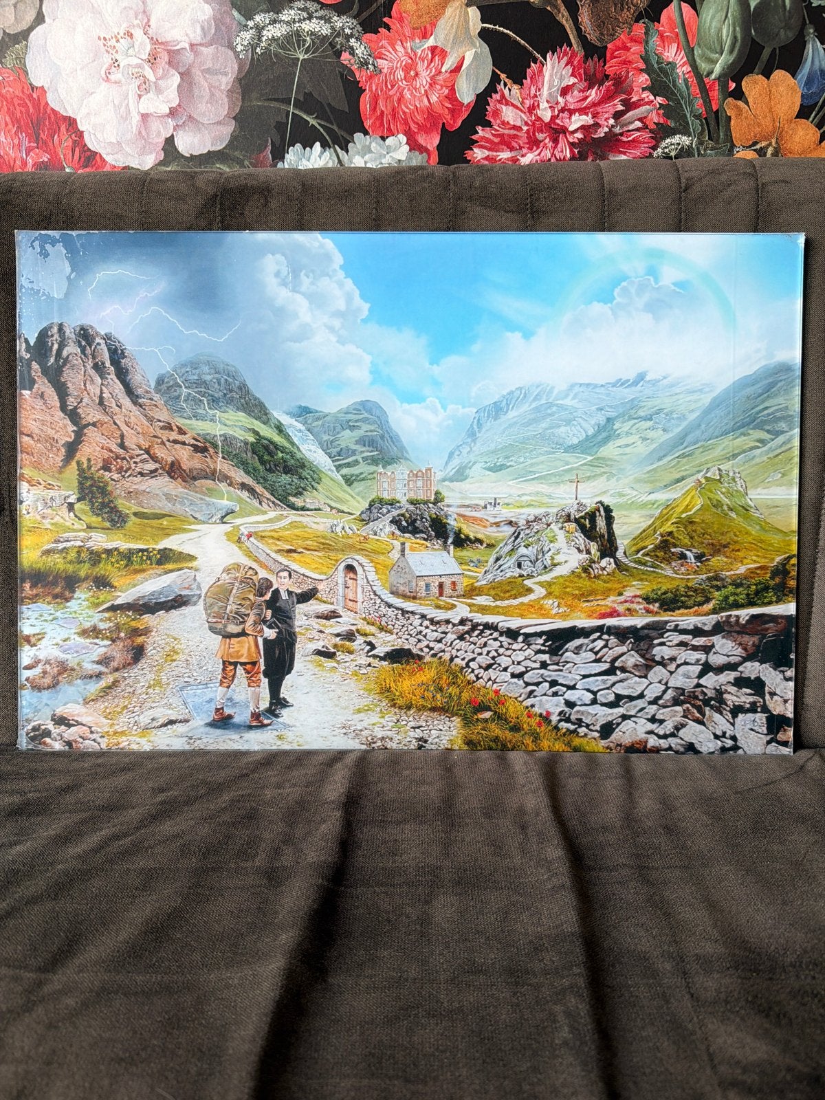 Plexiglas schilderij: Brede en smalle weg, Ophalen