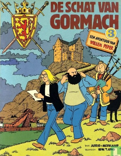 De Schat van Gormach -Een Avontuur van Willem Peper (deel 3), Gelezen, Eén stripboek, Ophalen of Verzenden, Adrie Middelkoop