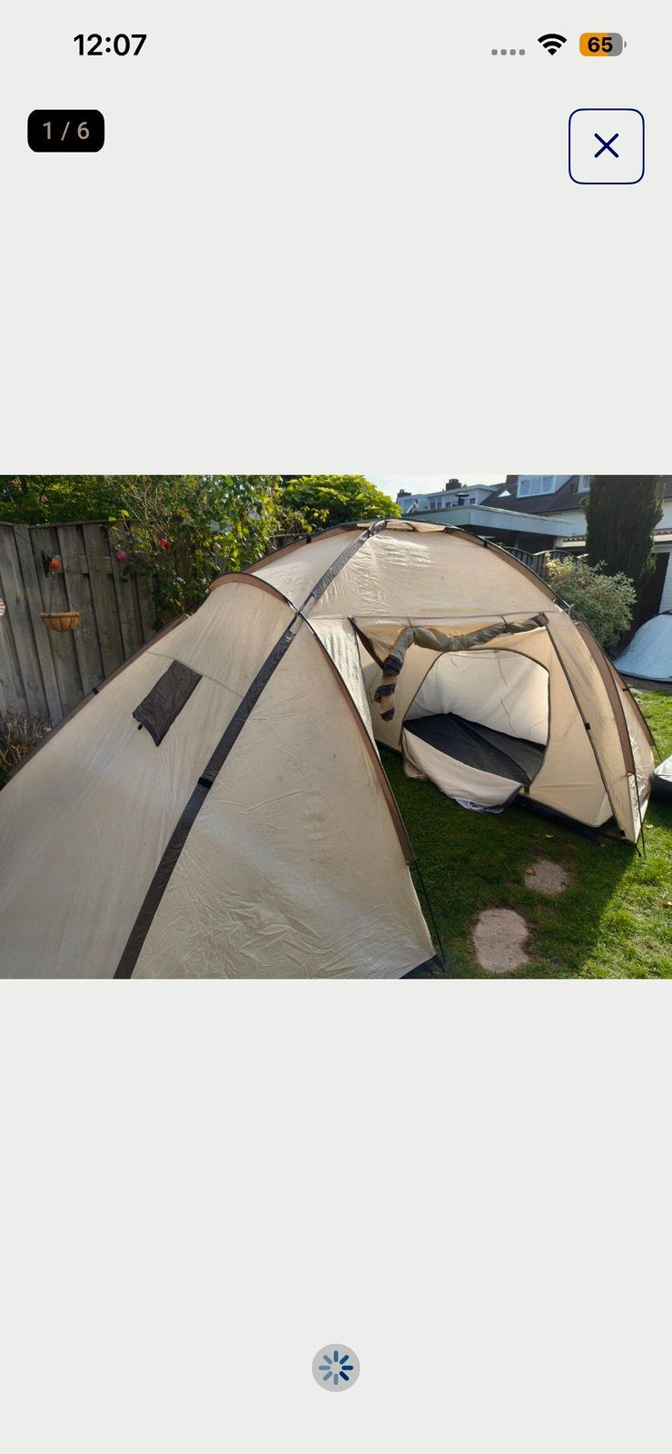 4 persoons tent, Ophalen, Gebruikt, Tot en met 4