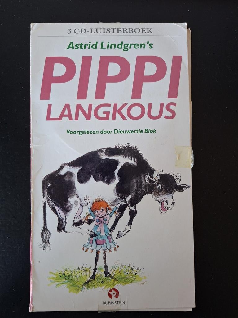 Luisterboek Astrid Lindgren - Pippi Langkous, 3 CD'S, Kind, Cd, Astrid Lindgren, Ophalen of Verzenden