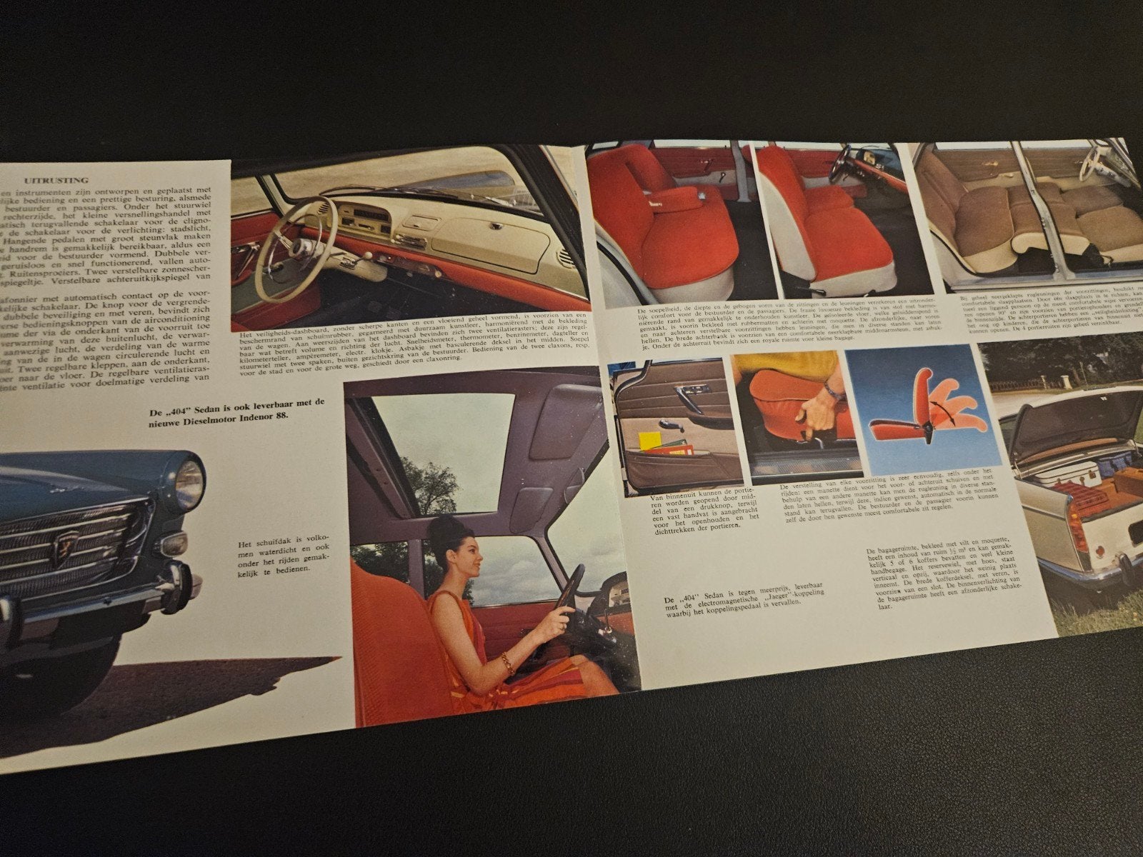 Brochure Peugeot 404 1964, Boeken, Ophalen of Verzenden, Zo goed als nieuw, Peugeot