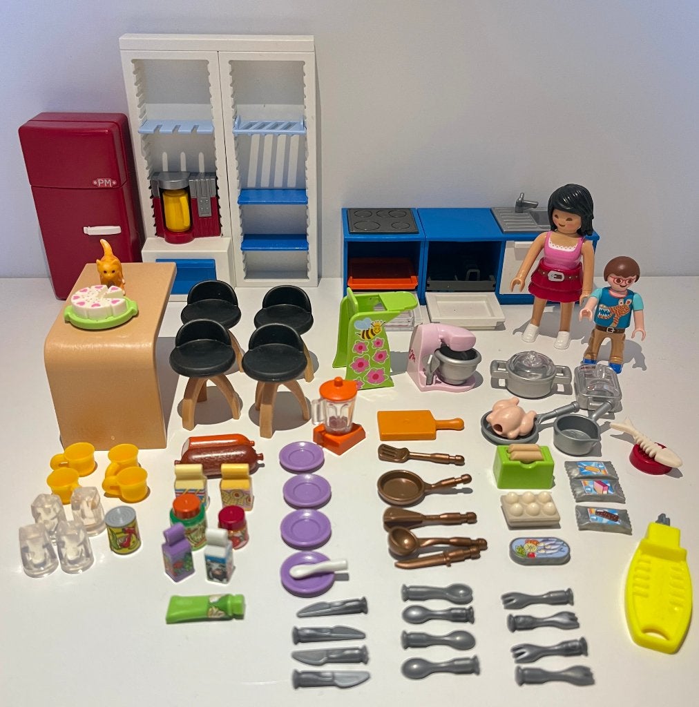 70206 Playmobil Leefkeuken Dollhouse, Kinderen en Baby's, Speelgoed | Playmobil, Ophalen of Verzenden, Zo goed als nieuw