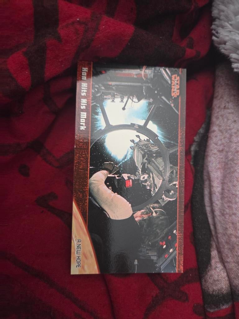 Star Wars Topps Widevision A New Hope Kaart, Ophalen of Verzenden, Zo goed als nieuw, Boek of Poster