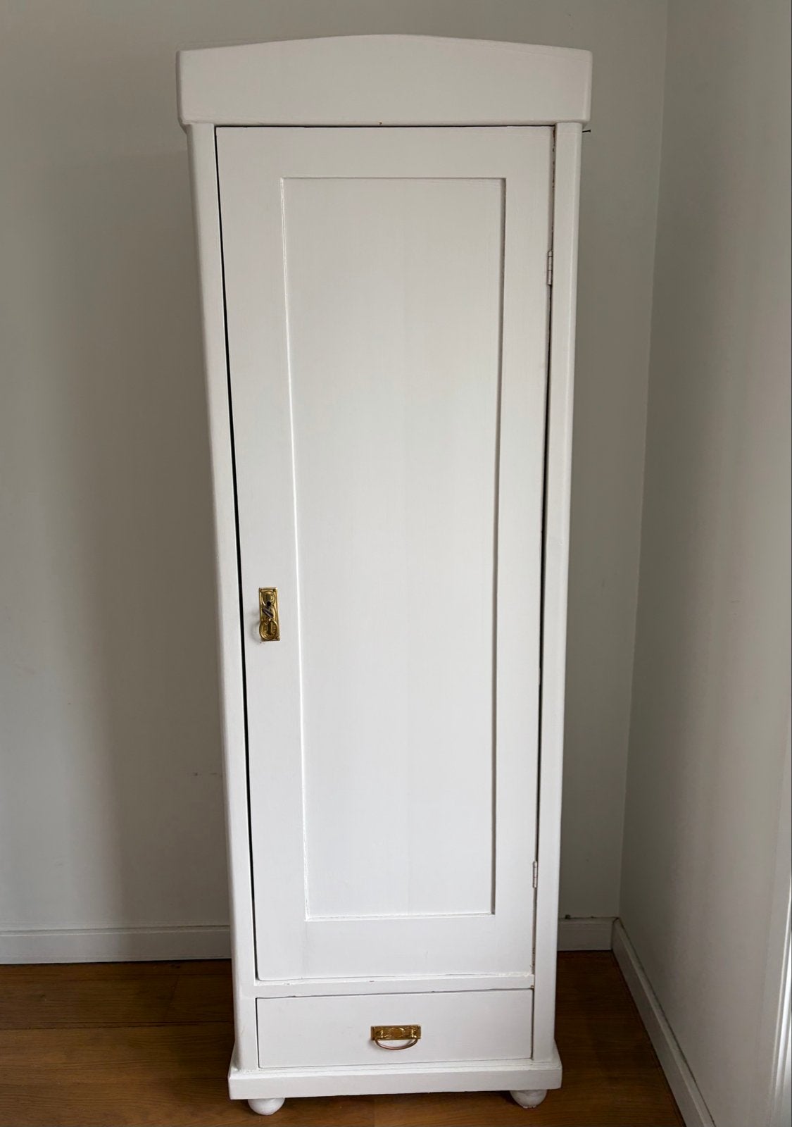 Vintage kledingkast met lade en hangruimte, Ophalen, Gebruikt, 50 tot 100 cm, Met lade(s)