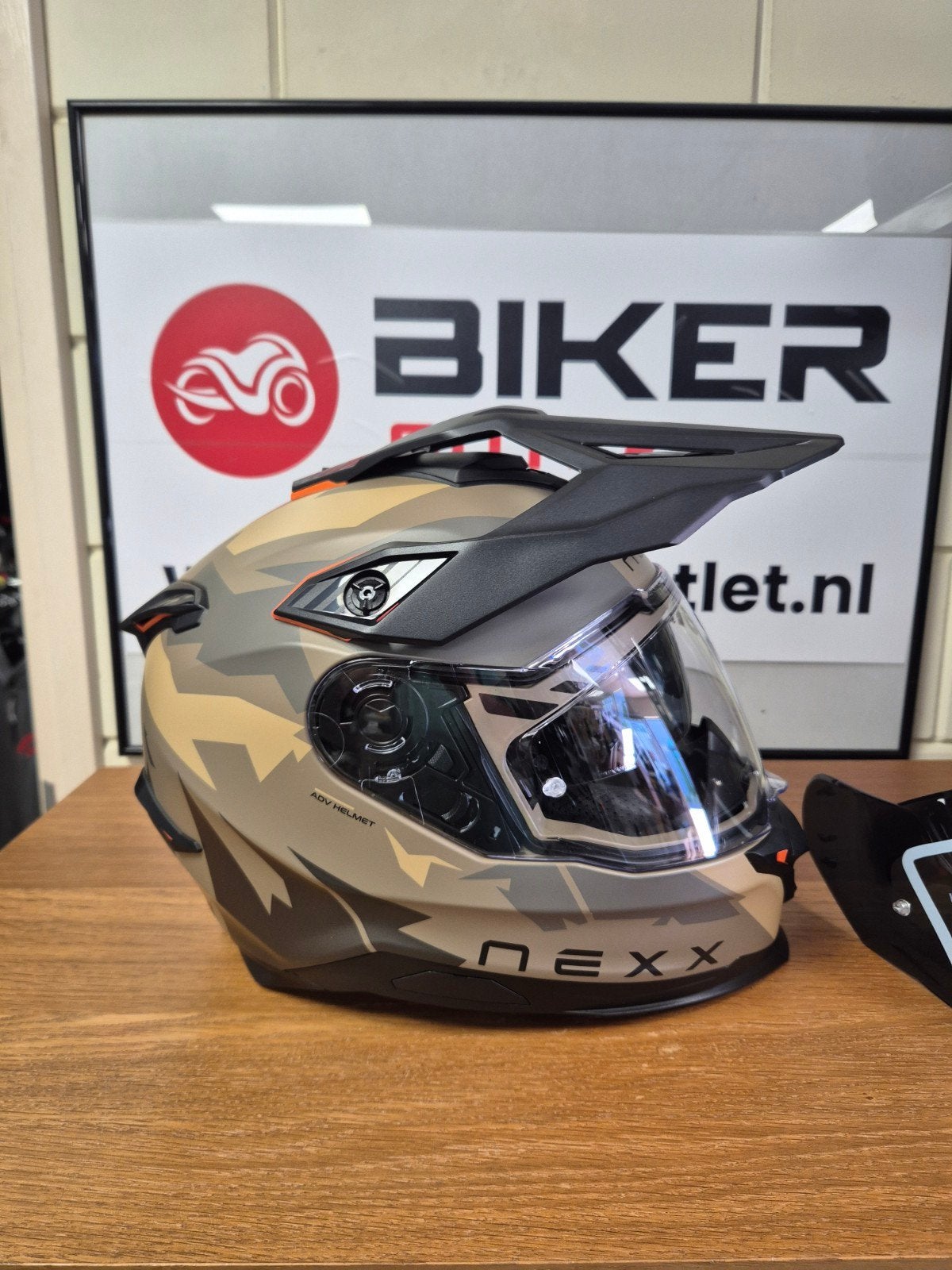 NEXX ADV Helm met extra donker vizier maat Sen Pinlock, Overige merken, Ophalen of Verzenden, Nieuw zonder kaartje, L