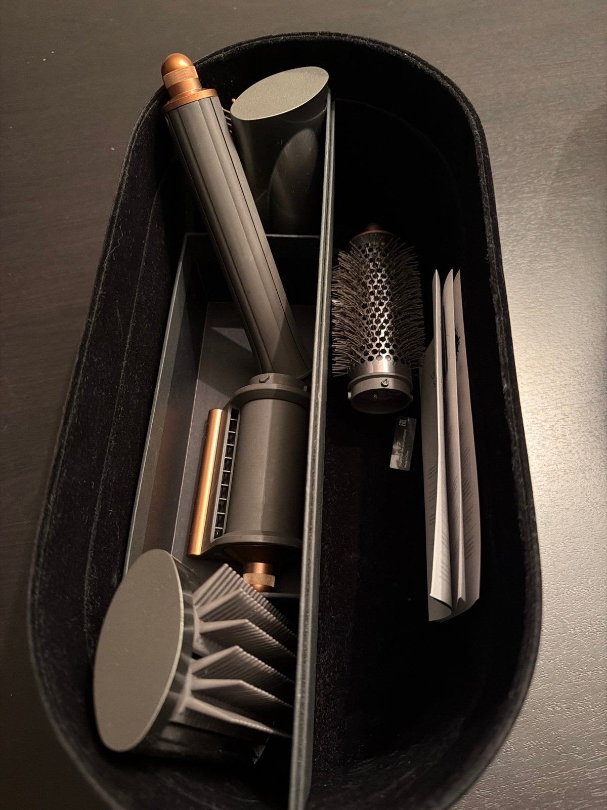 Dyson Airwrap opzetstukken met opbergdoos, Ophalen of Verzenden, Nieuw, Krultang of Stijltang