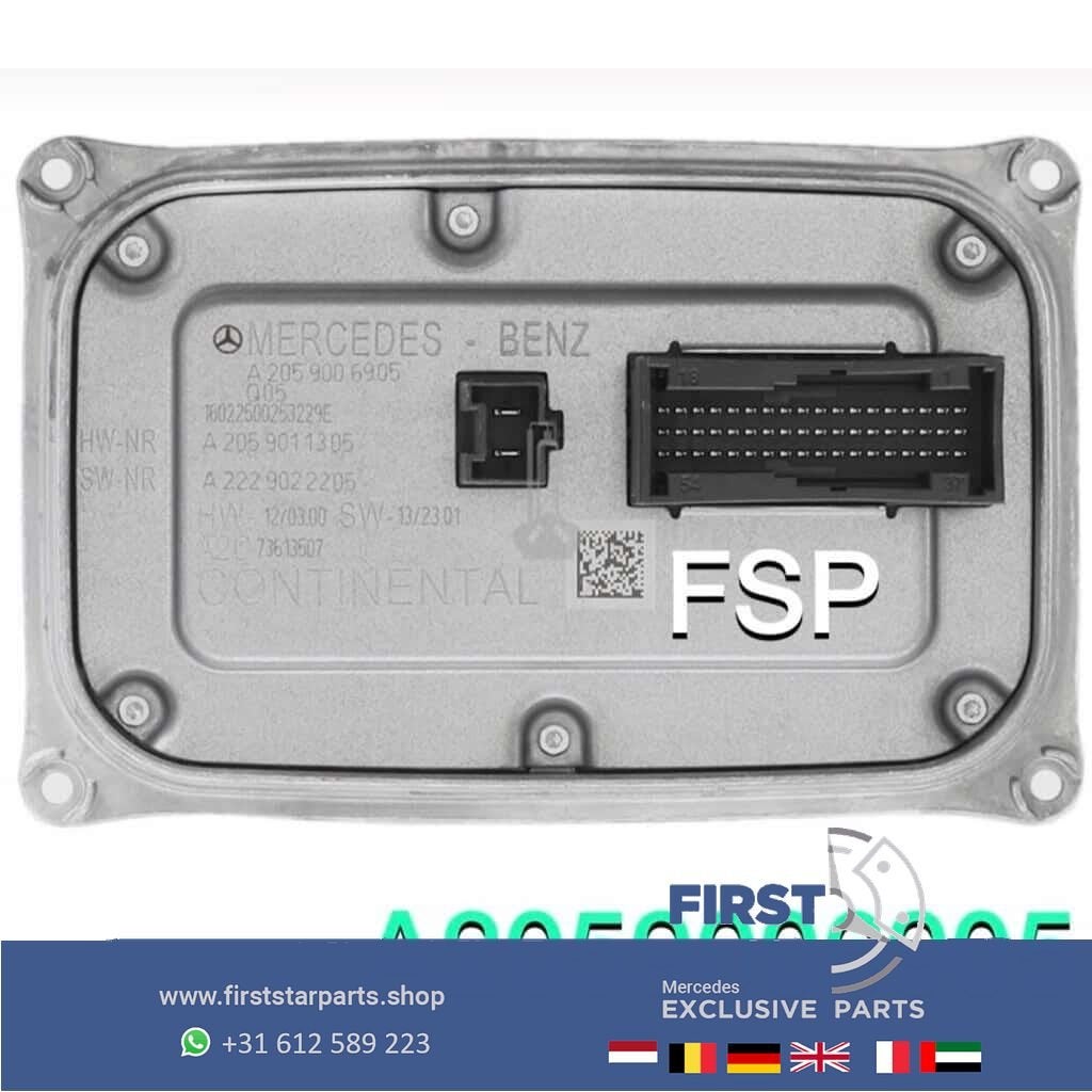 A2059006905 W205 C205 Koplamp Module LED C Klasse 2018 L/R O, Gebruikt, -, Ophalen of Verzenden, -
