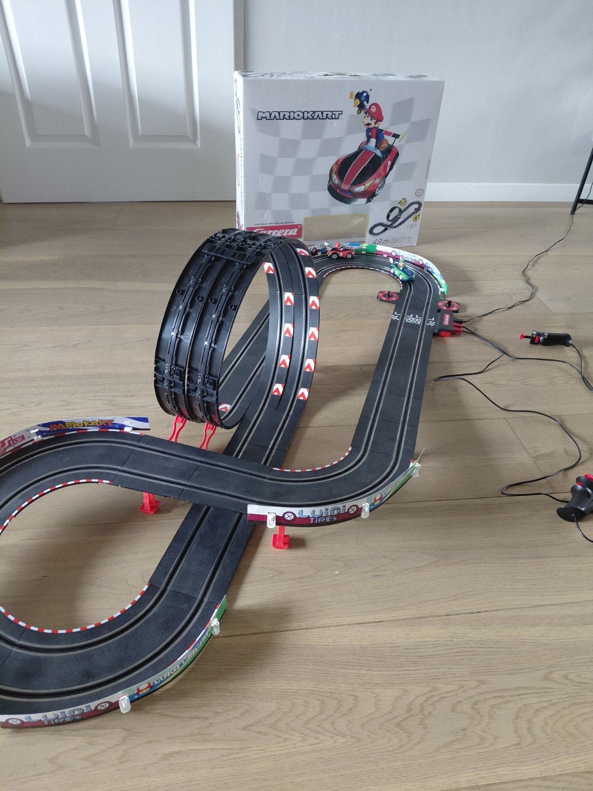 Carrera Go!!! Mario Kart racebaan met looping, Ophalen, Racebaan, Carrera, Zo goed als nieuw