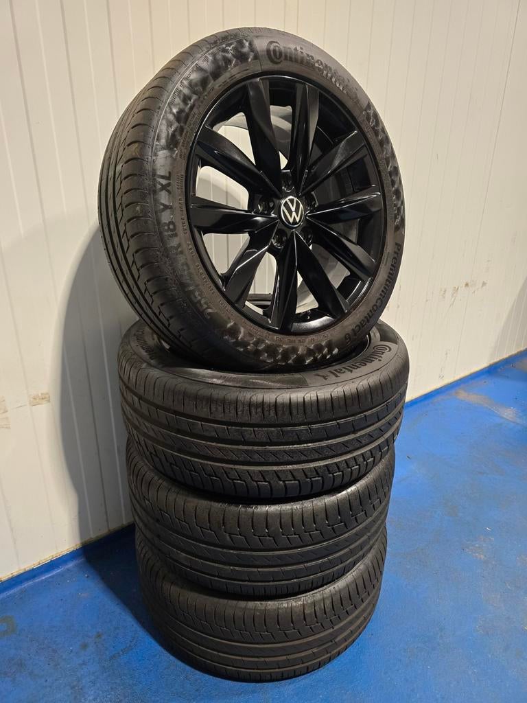 🌞Originele VW Springfield velgen 18 inch T5 T6 T6.1, 18 inch, Gebruikt, 255 mm, Banden en Velgen