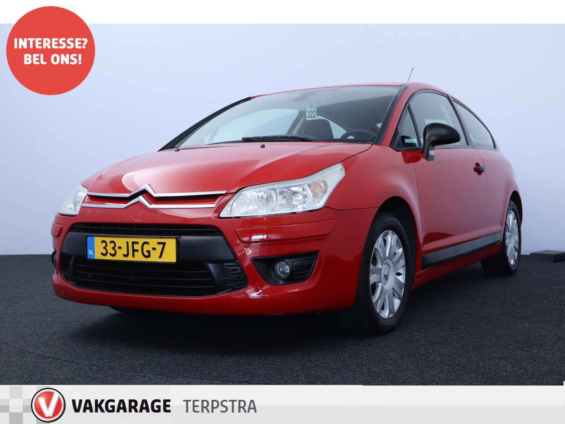 Citroën C4 Coupe 1.4 16V VTR/ APK 09-2027!/ 16'' LMV/ Navi/, Voorwielaandrijving, Stof, Zwart, 4 cilinders