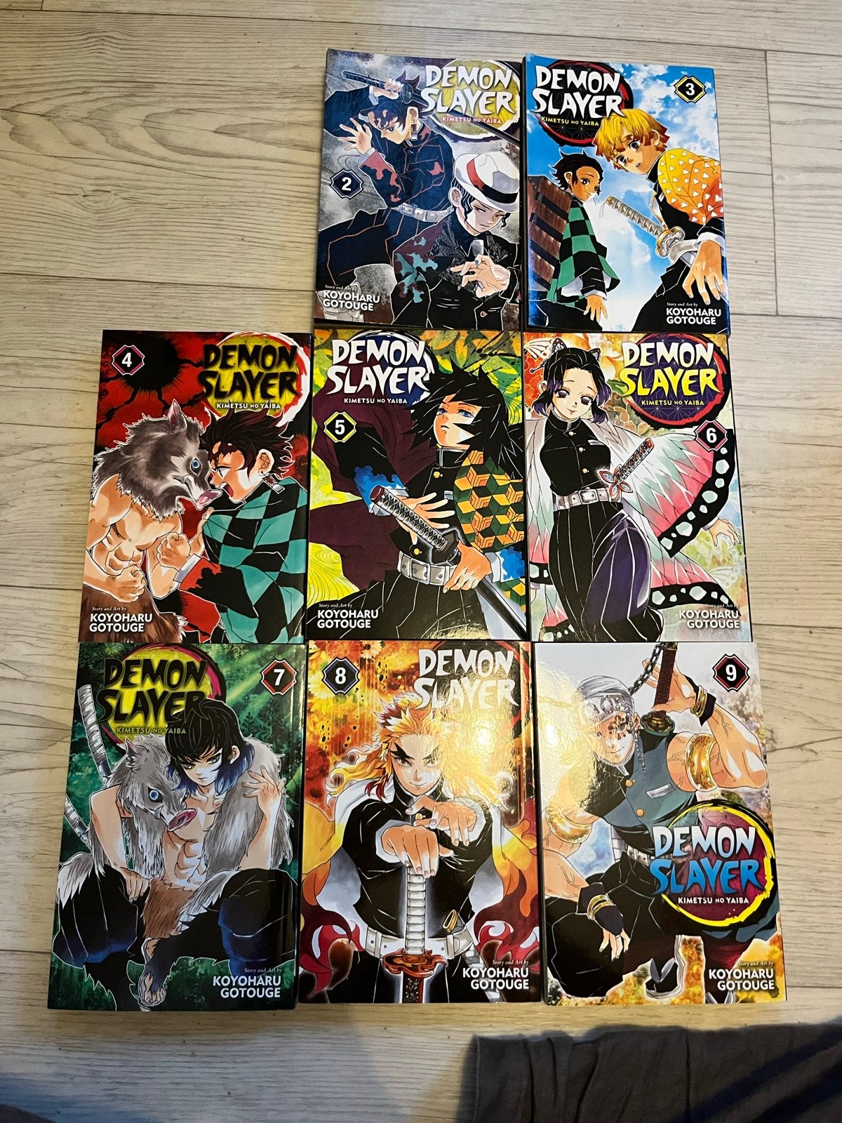Demon Slayer Manga Deel 2-9 - Zo goed als nieuw, Boeken, Meerdere stripboeken, Ophalen of Verzenden, Zo goed als nieuw