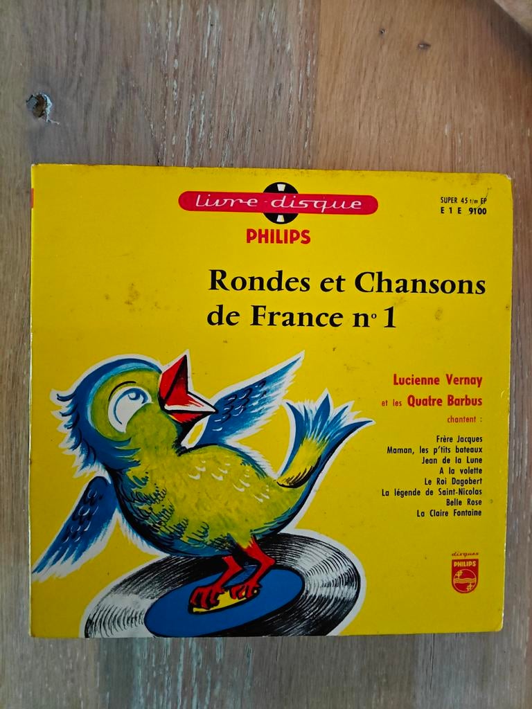 Ronde et Chansons de France, Philips 10 singletjes, Ophalen of Verzenden, Gebruikt