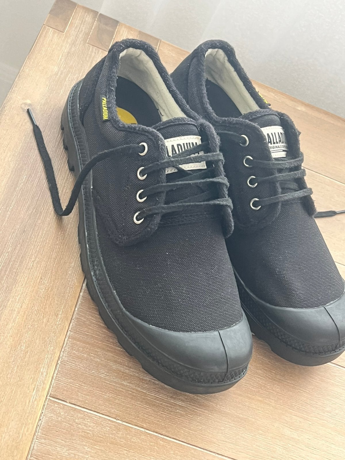 = Nieuwe Stijlvolle Palladium Schoenen Maat 46 =, Ophalen, Zwart, Zo goed als nieuw, Veterschoenen