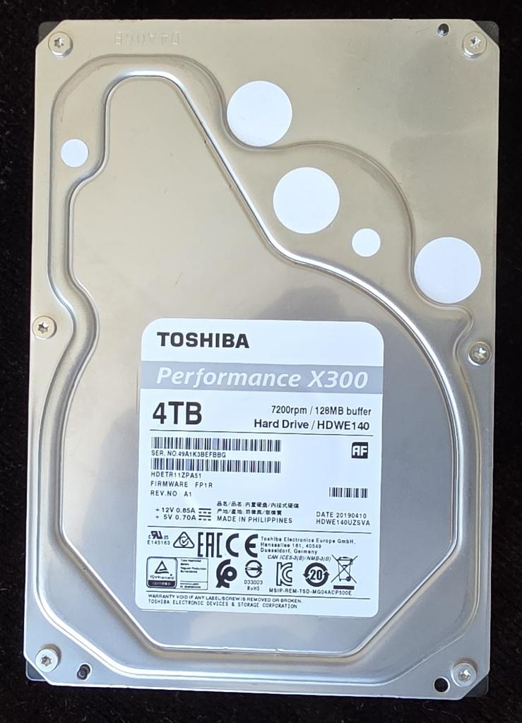 100% Ok 4 TB/HDD (4000 GB) van TOSHIBA Graag Ophalen 80€, Intern, HDD, 4 TB ( 4000GB ), Ophalen of Verzenden