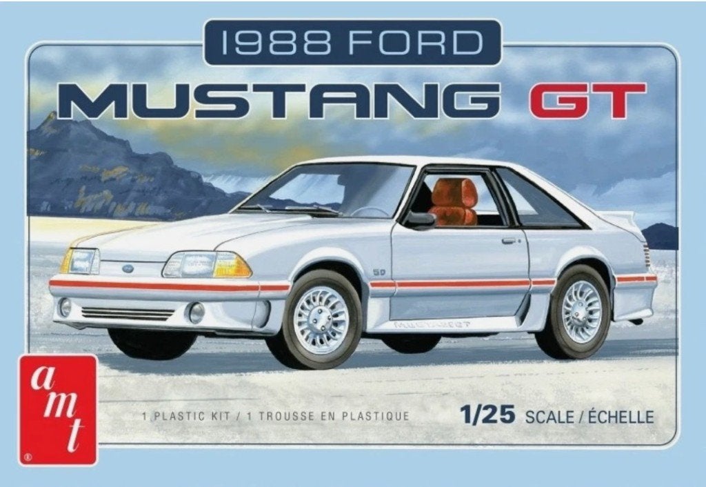 Bouwdoos 1988 Ford Mustang GT AMT, Overige merken, Auto, Groter dan 1:32, Nieuw