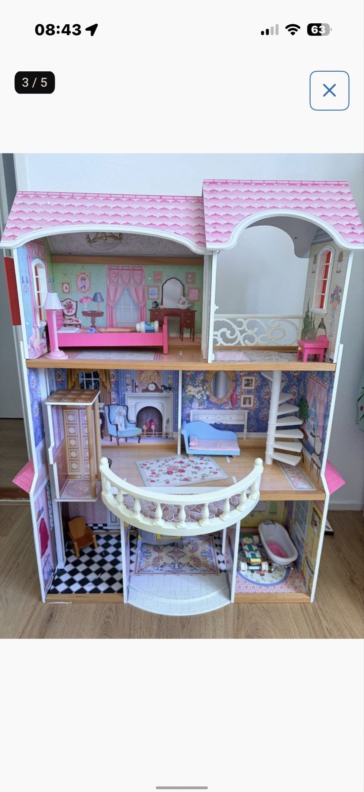 KidKraft Magnolia Mansion Poppenhuis - Compleet & Werkend, Kinderen en Baby's, Ophalen of Verzenden, Gebruikt, Poppenhuis