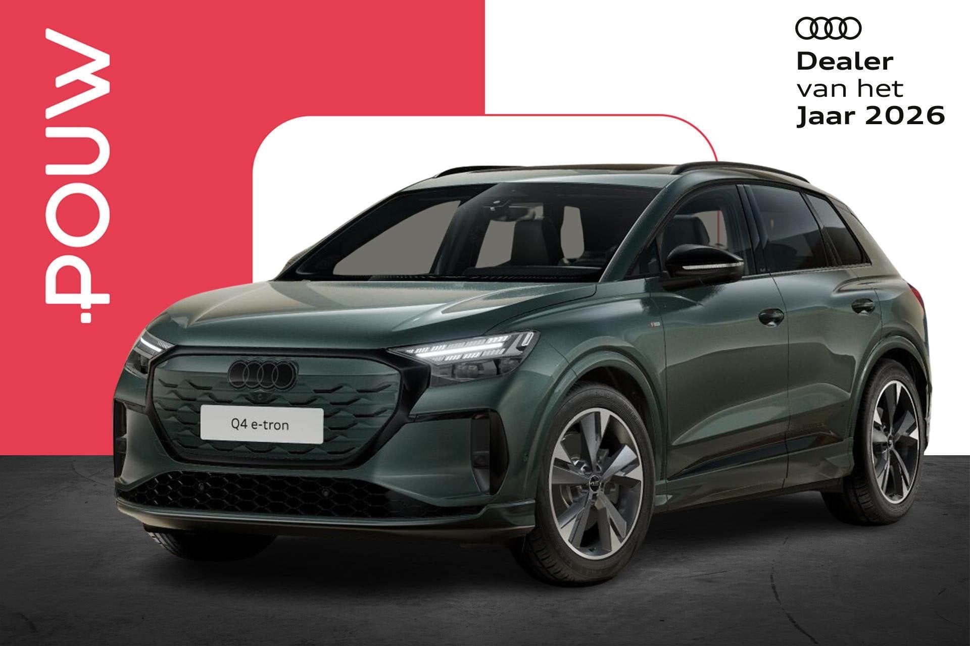 Audi Q4 e-tron 286pk S Edition 82 kWh | Tech Plus | Panorama, Auto's, Audi, Automaat, 12 maanden, Achterwielaandrijving, 510 min
