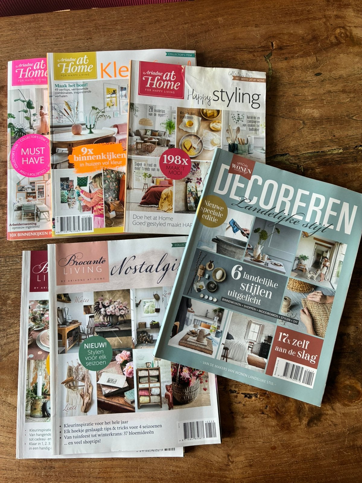 Zes woontijdschriften, Boeken, Tijdschriften en Kranten, Ophalen of Verzenden, Gelezen, Overige typen