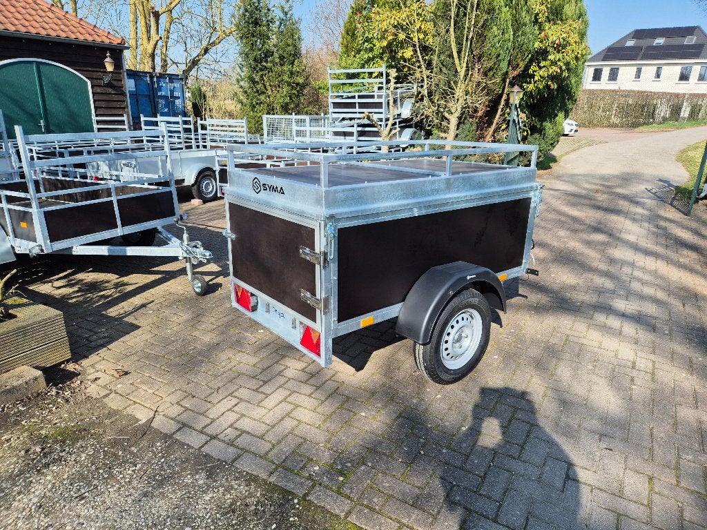Bagagewagens met klep en achterdeur uit voorraad, Ophalen, Nieuw