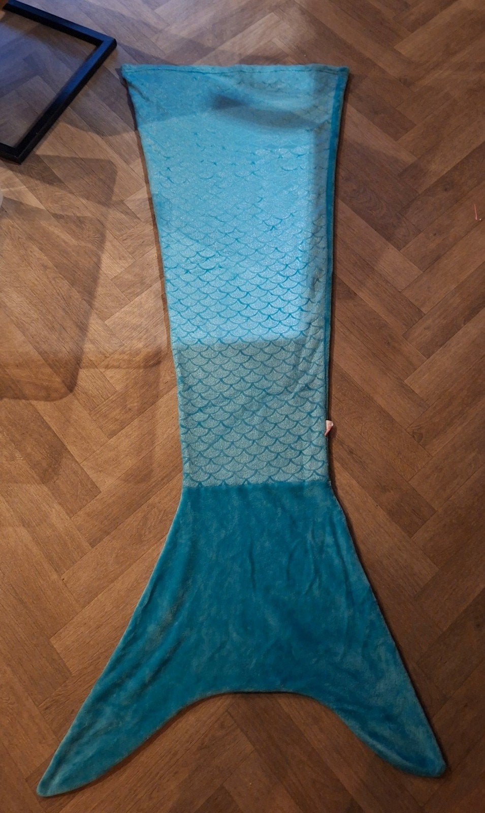 Zeemeerminstaart deken - Onnedi, Ophalen of Verzenden, Gebruikt, Blauw, Textiel
